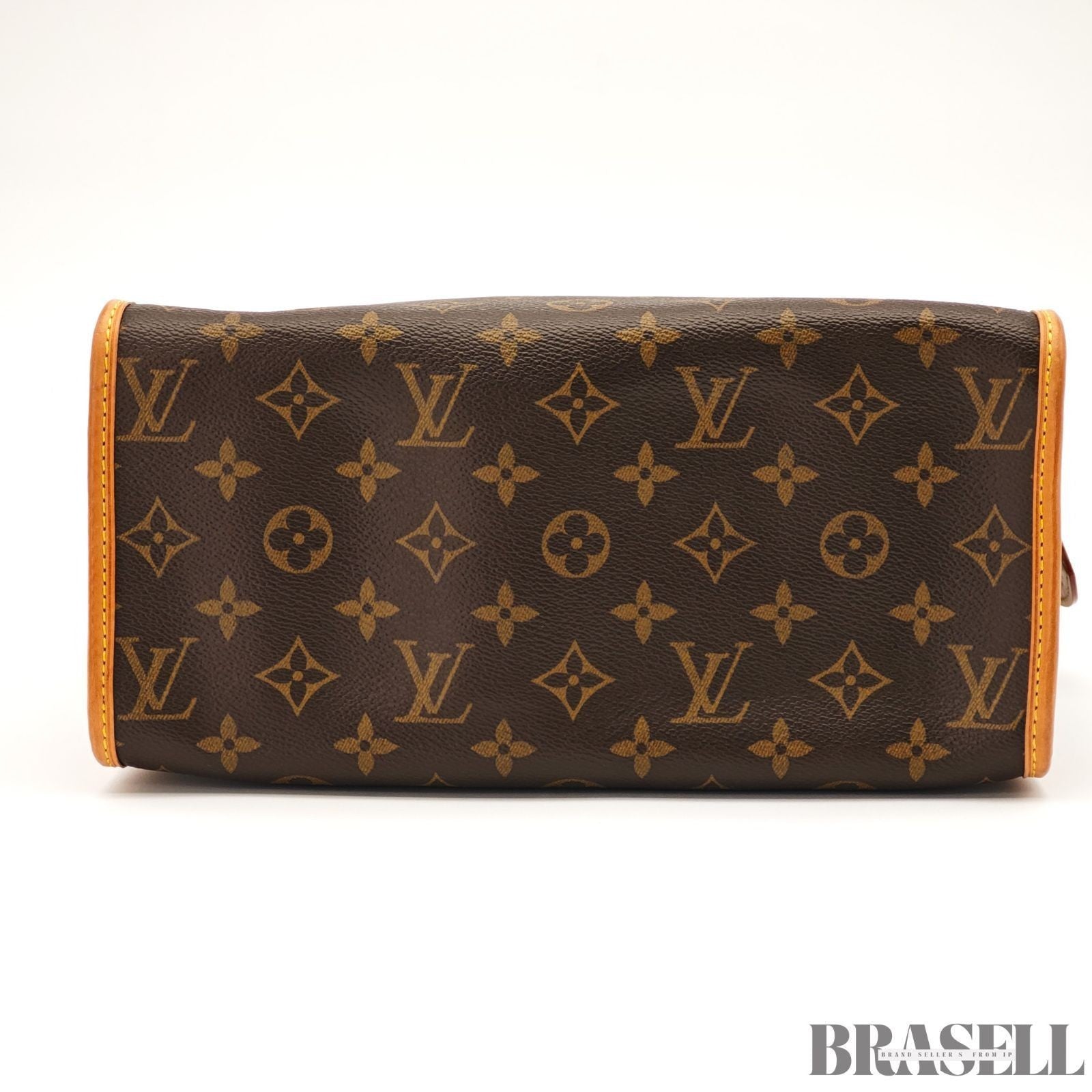 Authentic Louis Vuitton Monogram Popincourt Tote bag M40007 Canvas Brown