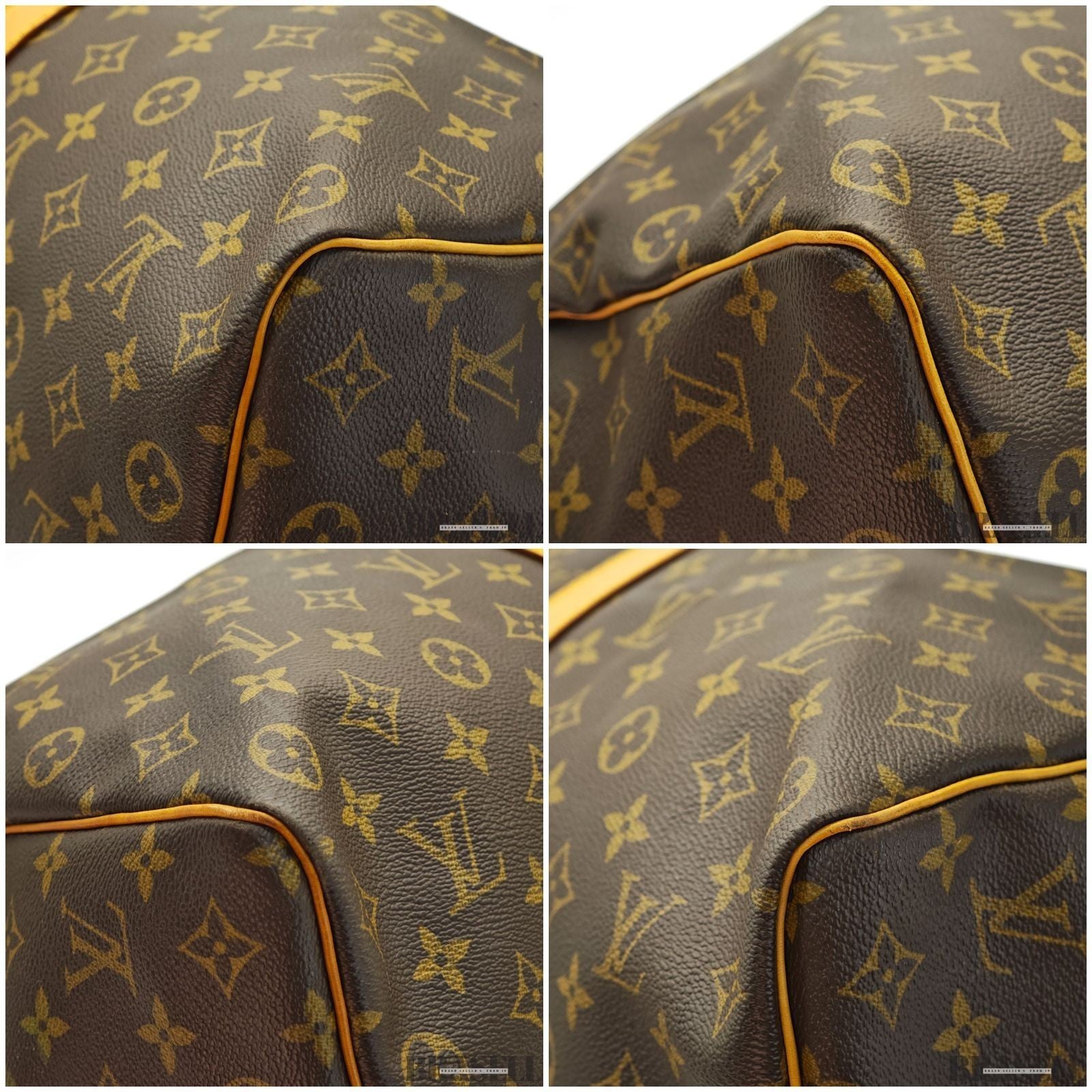 LOUIS VUITTON Keepall 50 M41426 Monogram Travel Boston Bag Brown Women's Men's