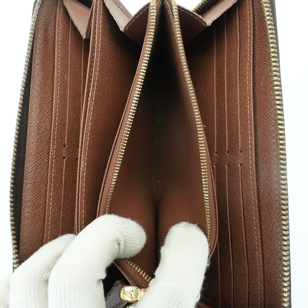LOUIS VUITTON Zippy Wallet M41895 Long Wallet Brown