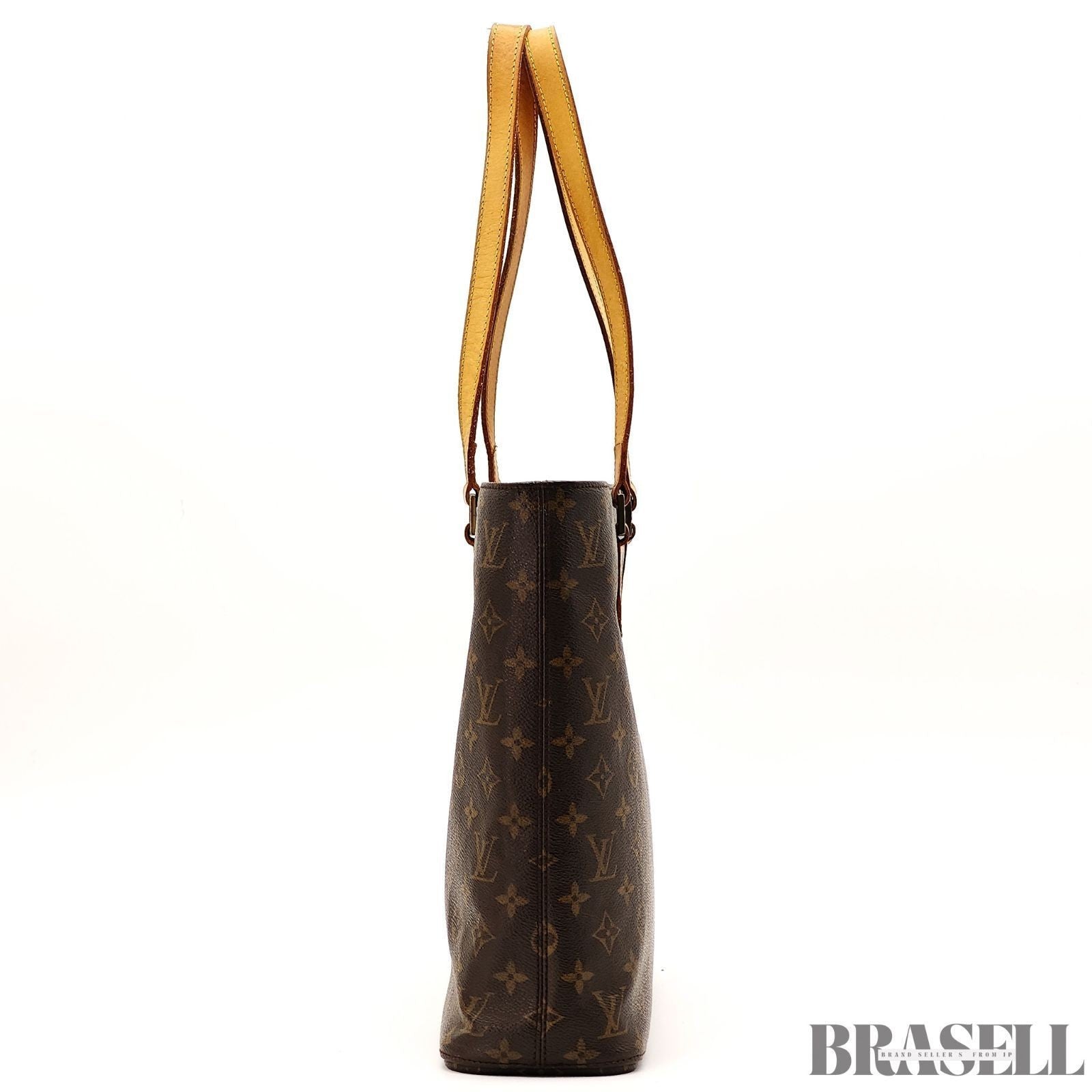 Louis Vuitton Luco M51155 Tote Bag Monogram Canvas Leather Brown Women’s