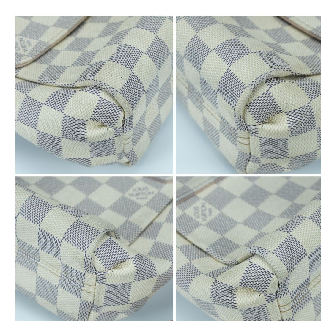 LOUIS VUITTON Damier Azur Croisette Handbag Shoulder Bag N41581