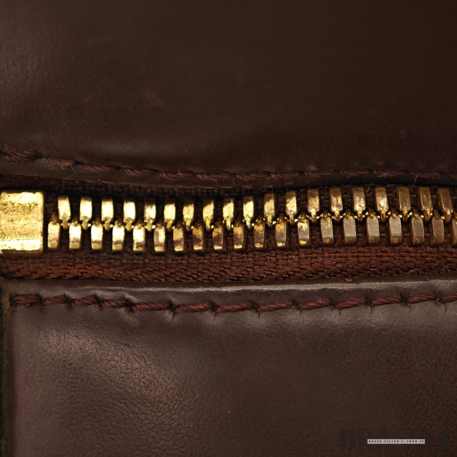 LOUIS VUITTON Saria ORIENTAL Hand Bag N51282 Damier Canvas Leather Ebene Brown