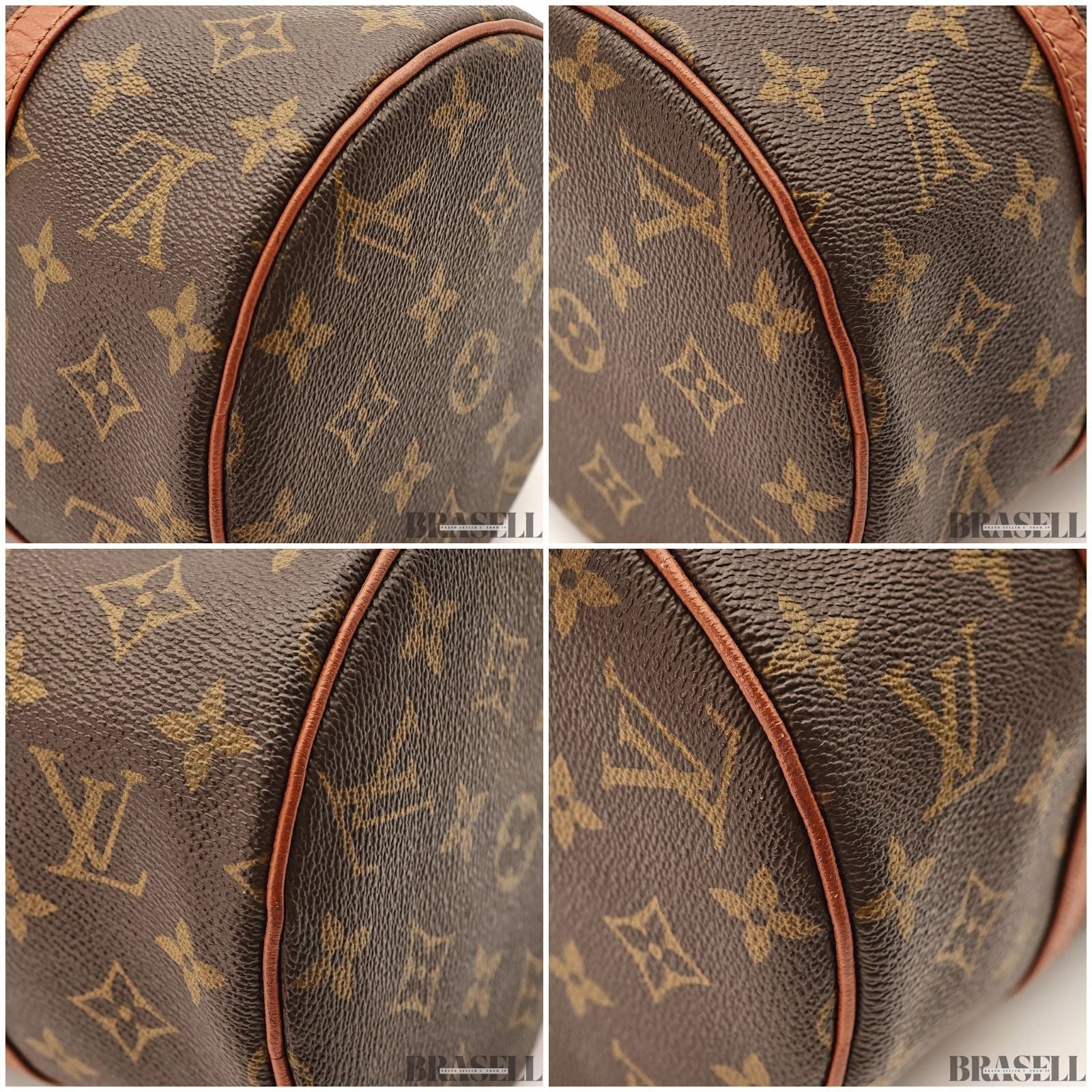 Louis Vuitton Papillon 30 GM M51365 Bag Mini Boston Monogram Canvas Brown Women