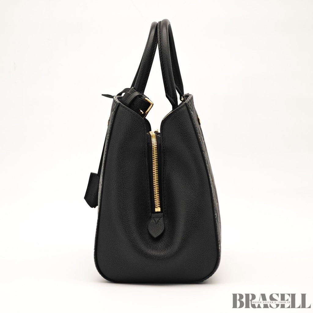 Louis Vuitton Montaigne BB M41048 Monogram Empreinte Black Handbag Bag Women