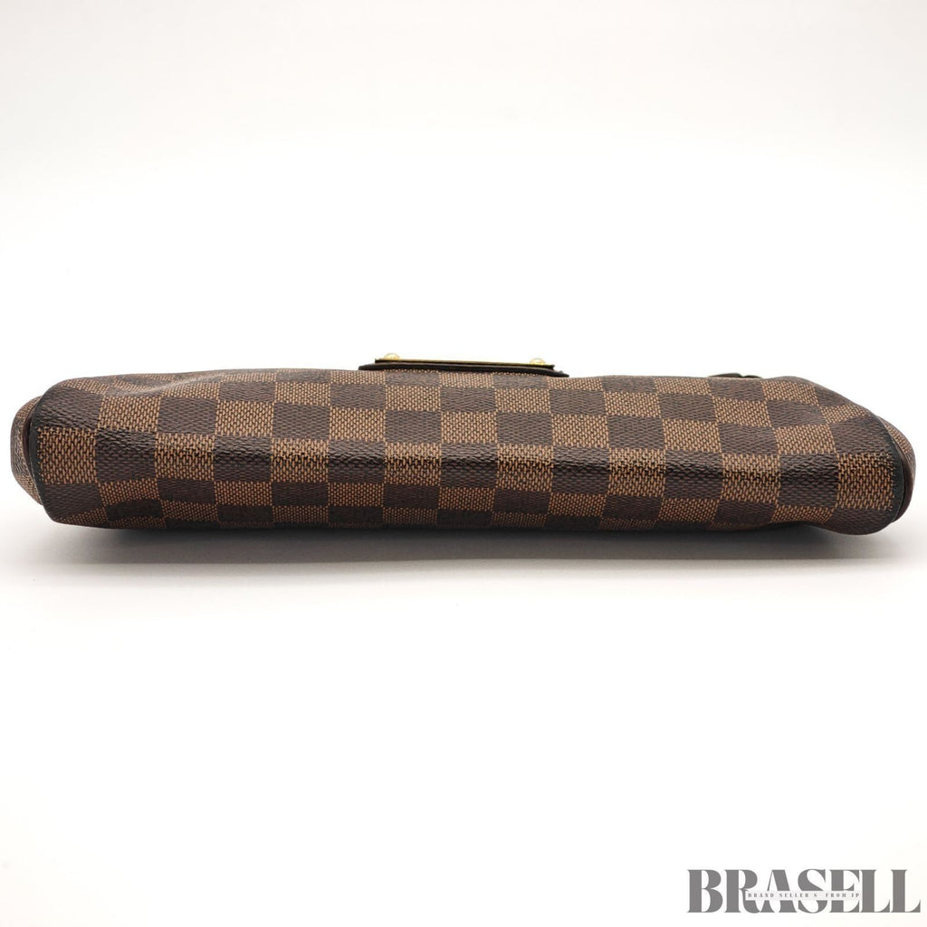 Louis Vuitton Damier Eva Hand Bag Damier Ebene N55213 Brown Compact