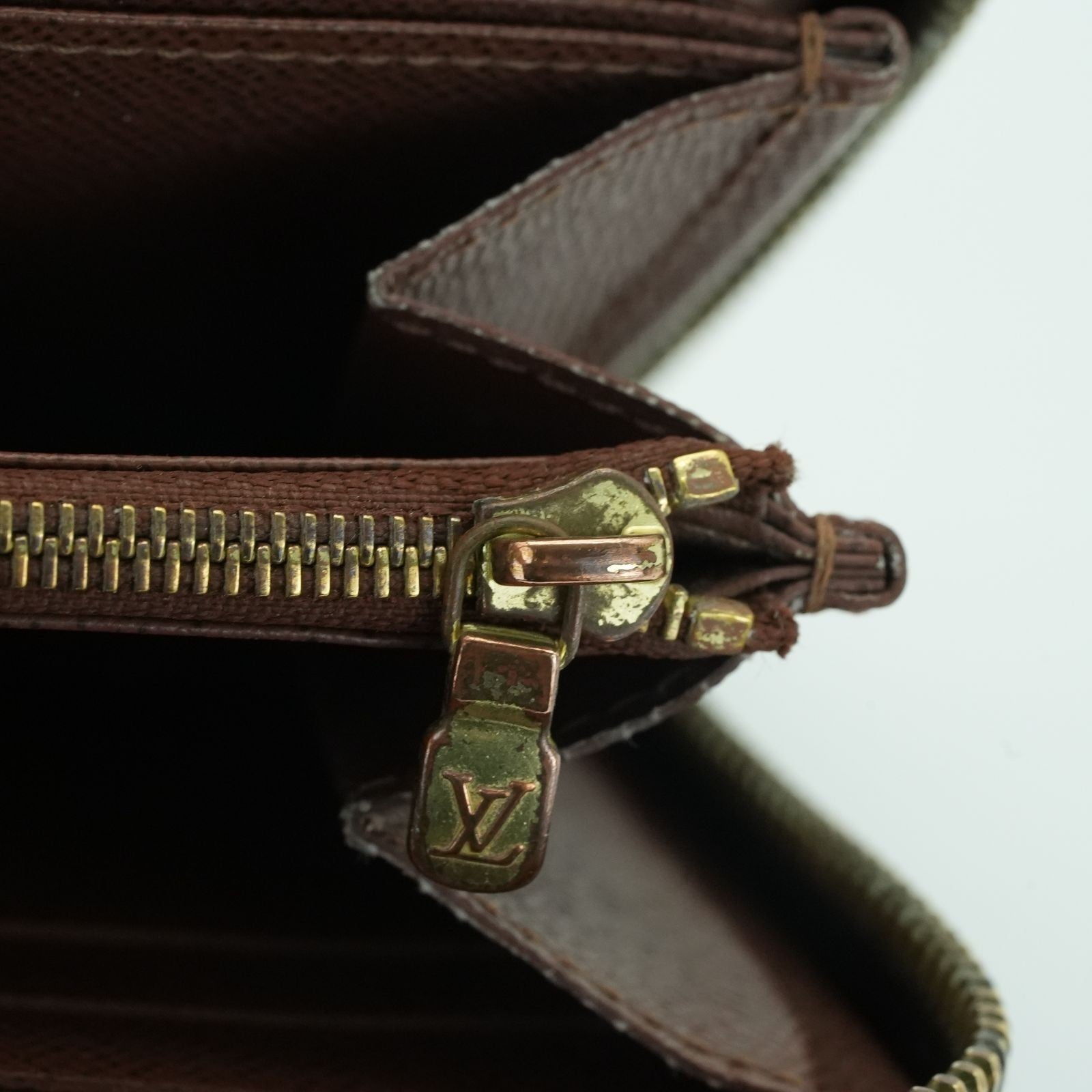 LOUIS VUITTON Zippy Wallet M41895 Long Wallet Brown