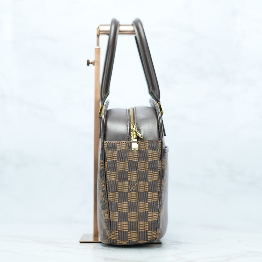 LOUIS VUITTON Damier Saria Horizontal N51282 Handbag Brown Shoulder Bag