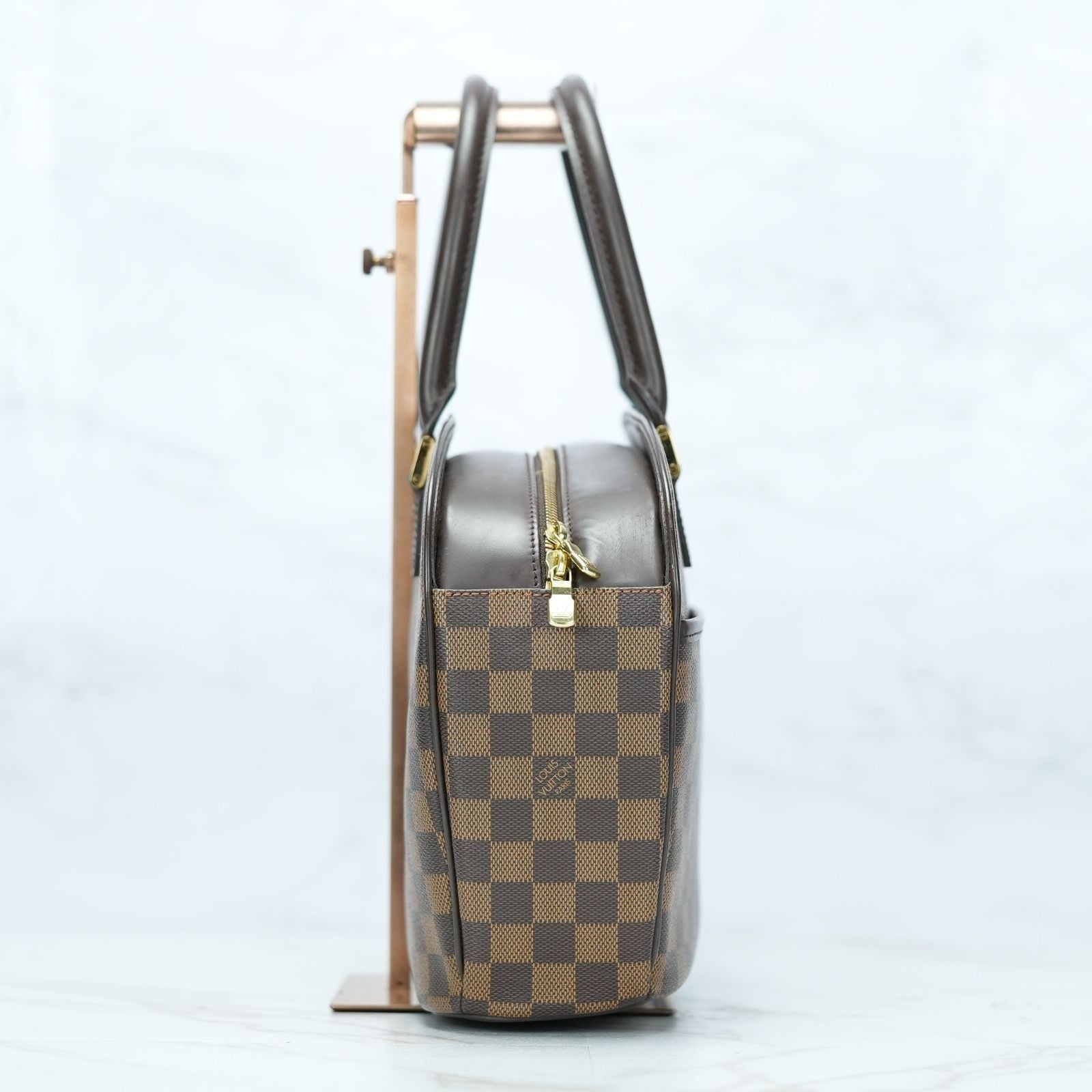 LOUIS VUITTON Damier Saria Horizontal N51282 Handbag Brown Shoulder Bag