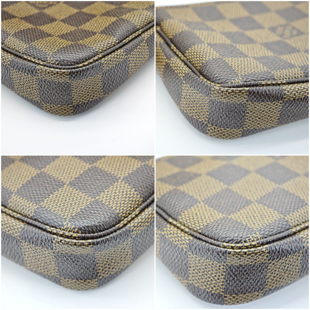 Louis Vuitton Damier Mini Pochette Accessoires Bag Brown Women’s N58009