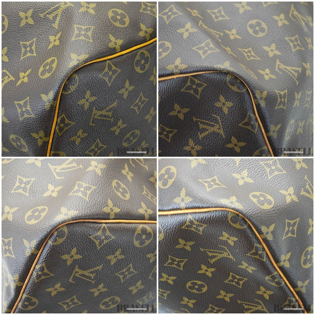 LOUIS VUITTON Keepall 60cm M41422 Boston Bag Large Capacity Marron Gold Hardware