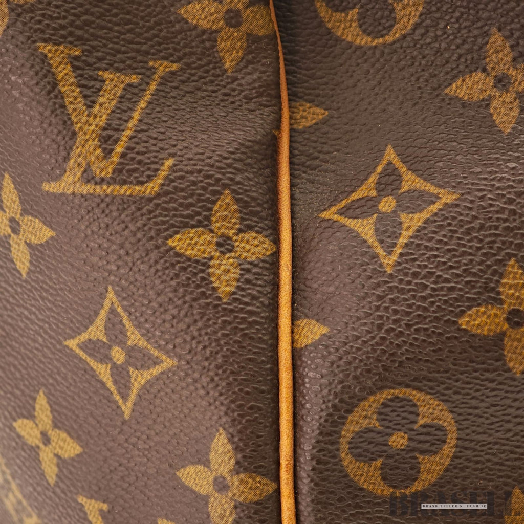 Louis Vuitton Keepall 50 Monogram M41426 Boston Bag Brown With Padlock Key
