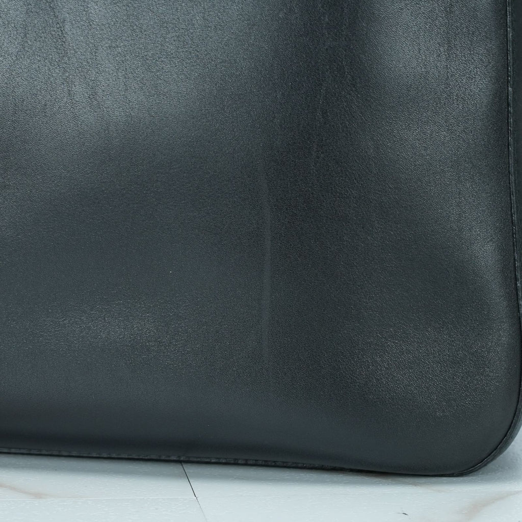 PRADA Vitello VITELLO CORINO NERO Handbag BR1277 Black Tote Bag