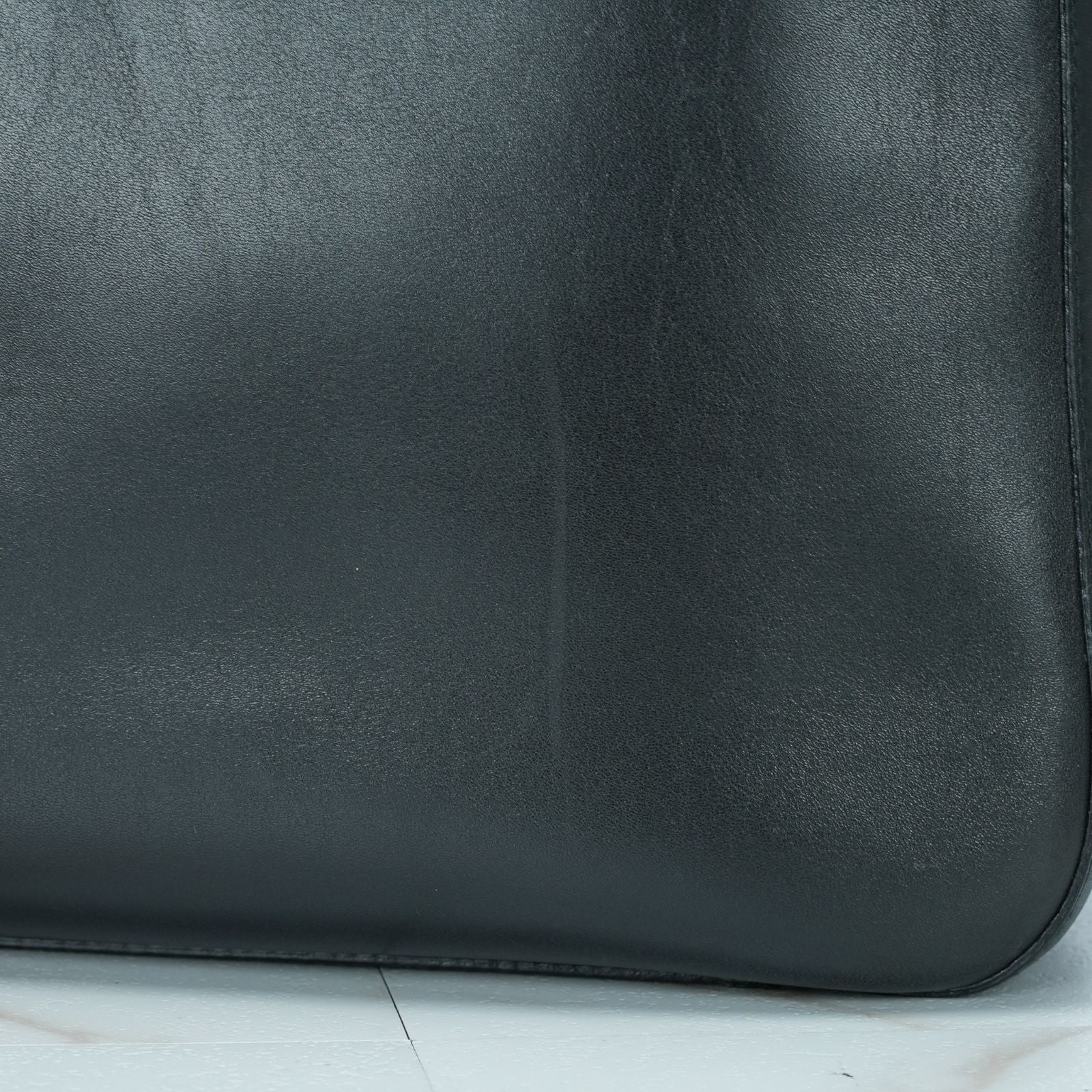 PRADA Vitello VITELLO CORINO NERO Handbag BR1277 Black Tote Bag