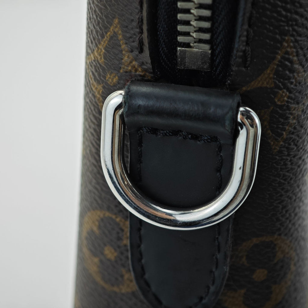 LOUIS VUITTON Monogram Macather PDJ Porte Documan Jour NM Business Bag M54019