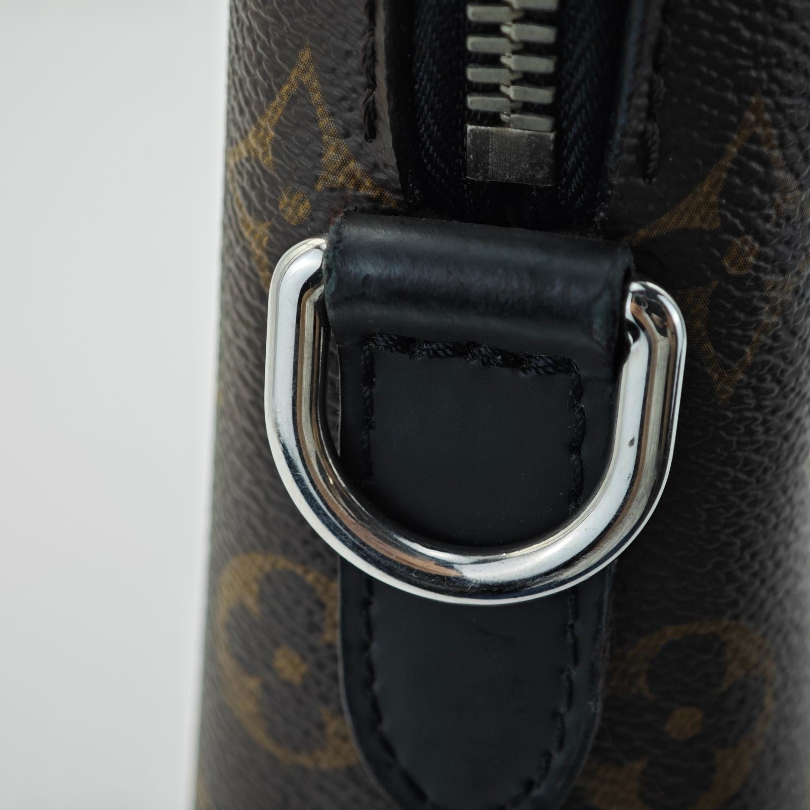LOUIS VUITTON Monogram Macather PDJ Porte Documan Jour NM Business Bag M54019
