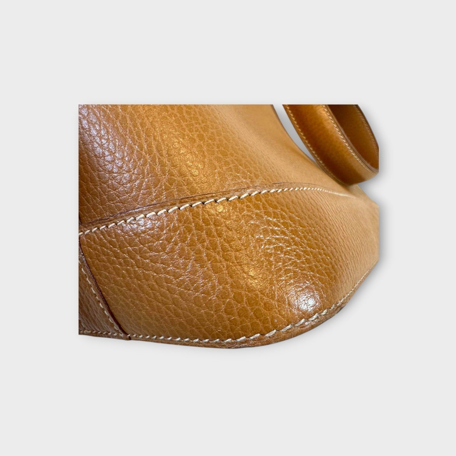 Hermès Ardennes Sorbonne 2Way Satchel Handbag Brown Leather 【A】