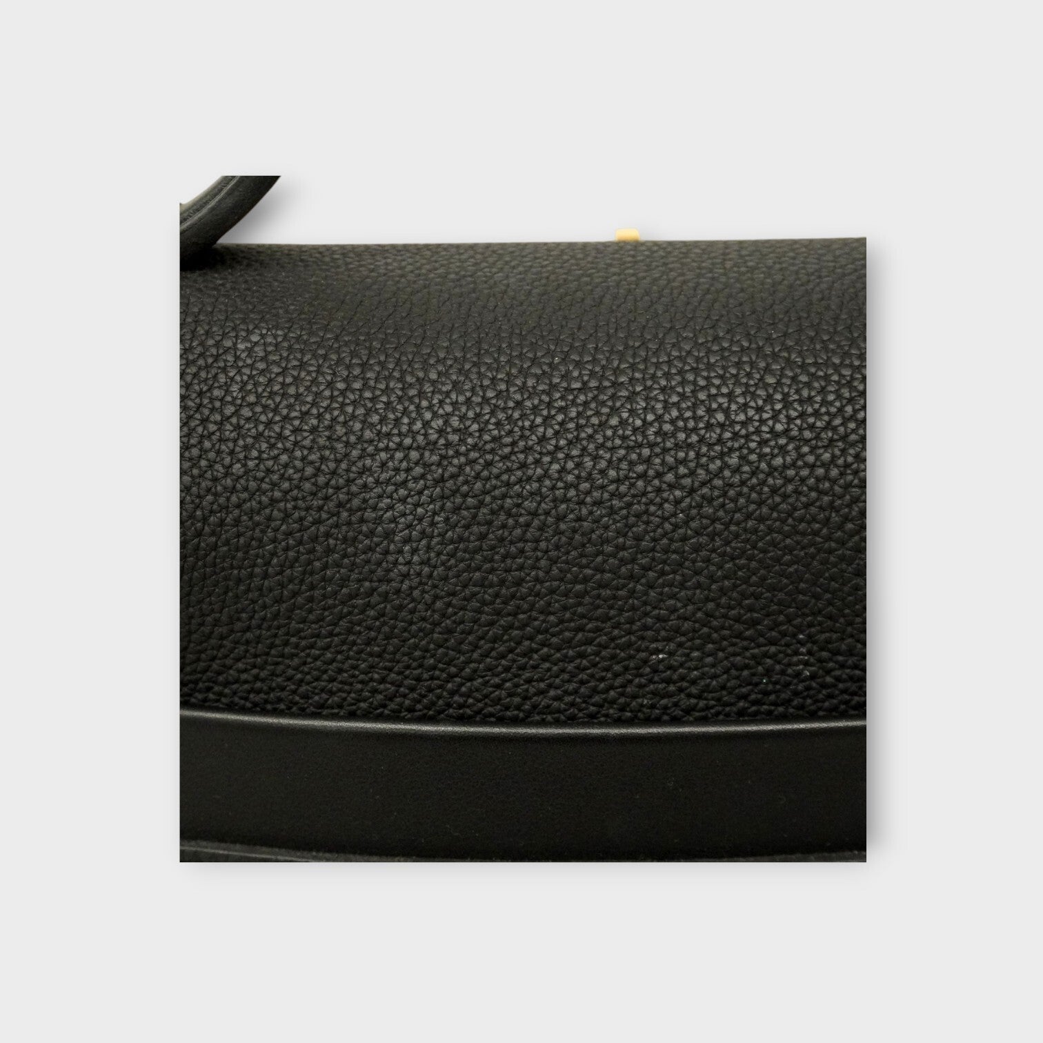Hermès Handbag Vingt Quatre 29 Togo Black Gold Hardware Y Stamp 【A】