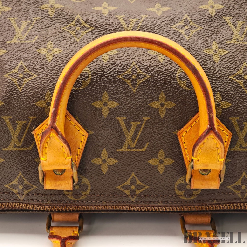LOUIS VUITTON Speedy 25 M41528 Mini Boston Bag Brown Monogram Canvas Women's