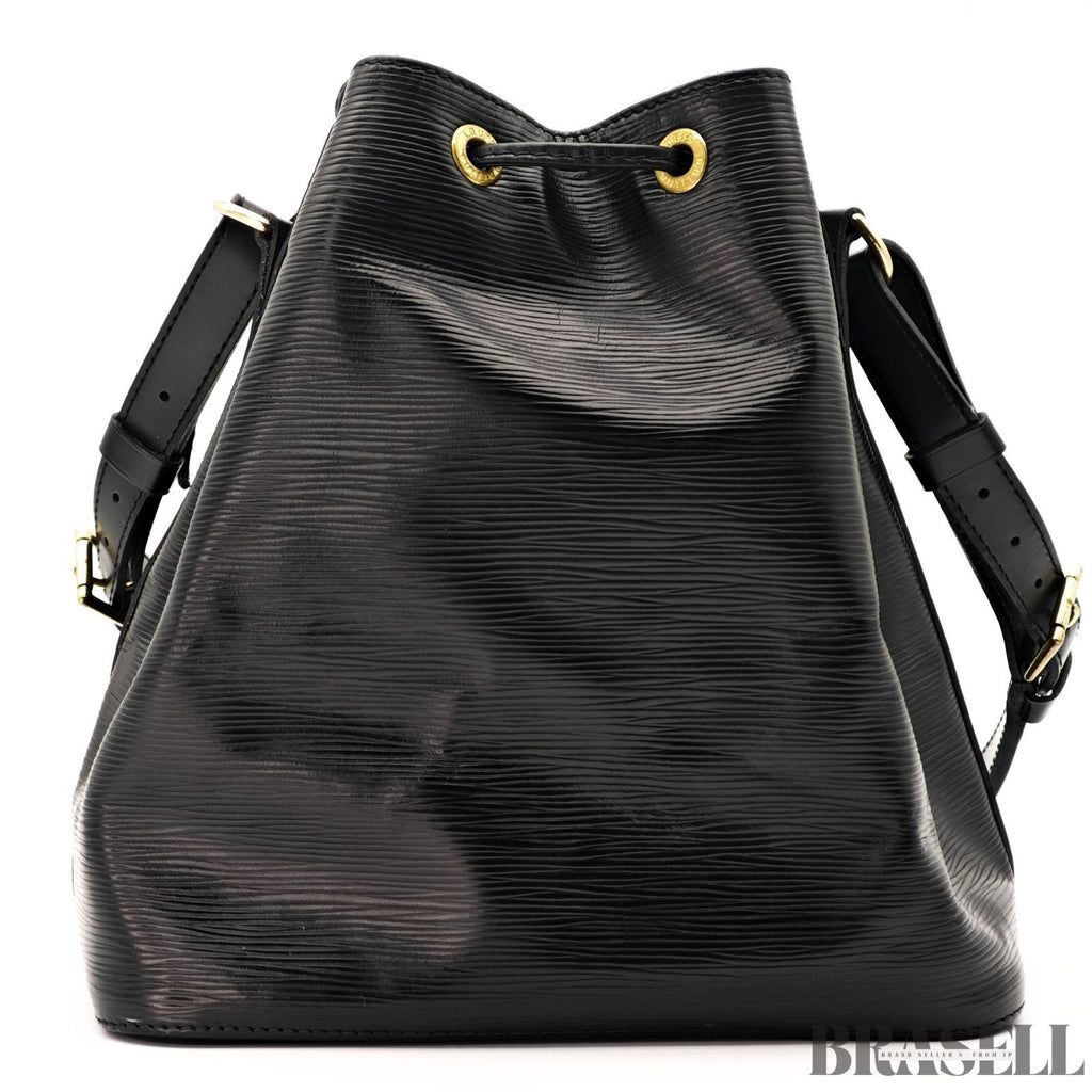 Louis Vuitton Epi Petit Noé Noir M59012 Bucket One Shoulder Bag Black Women