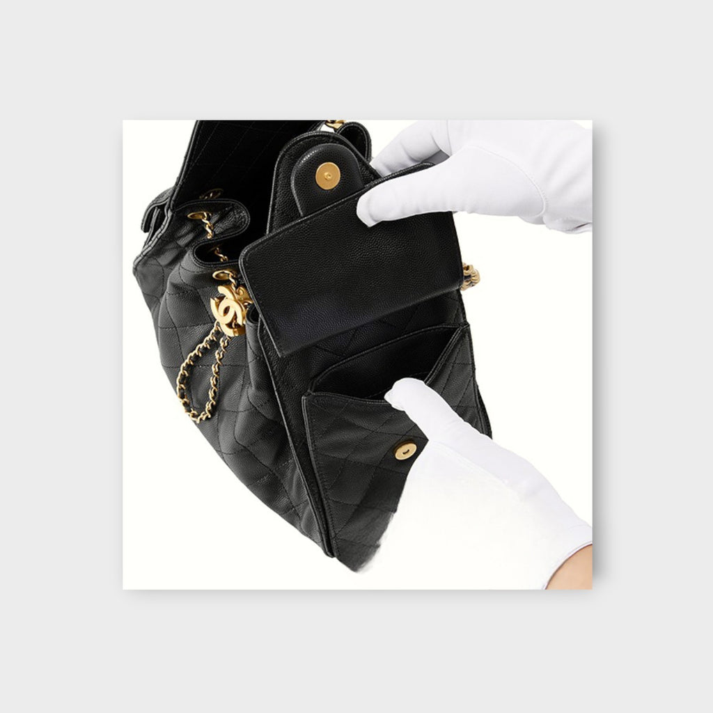 Chanel 25 Small Handbag Black【S】