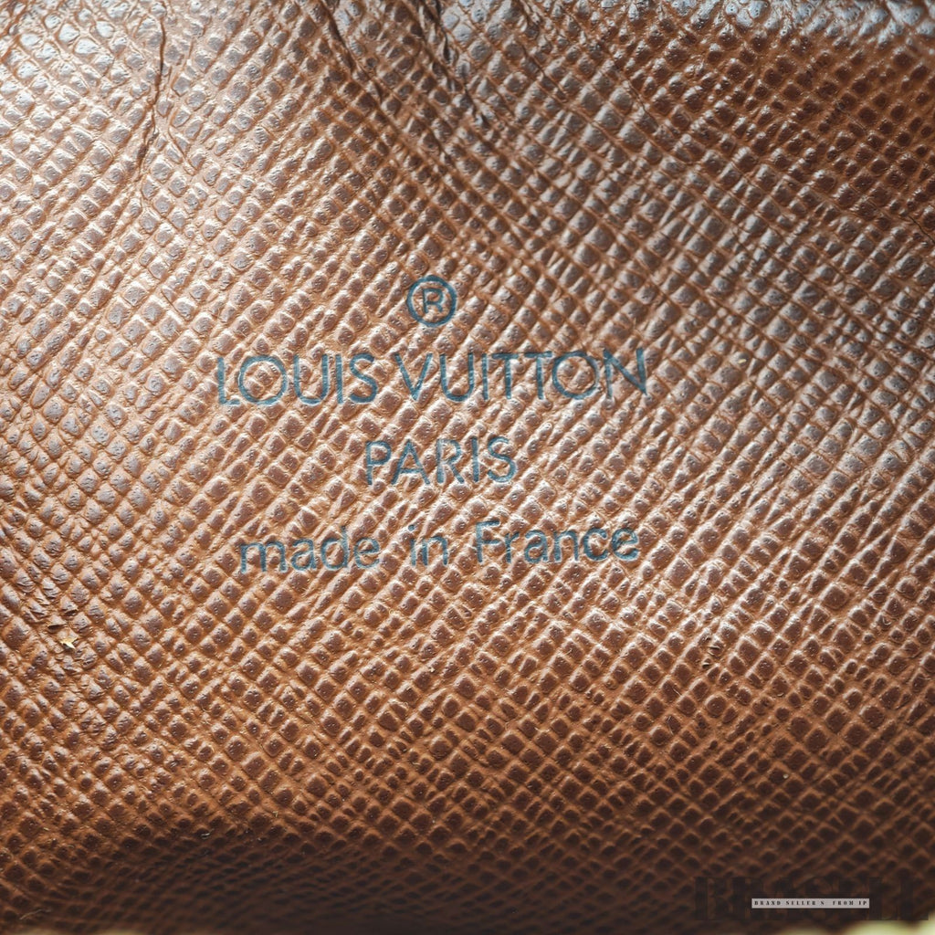 Louis Vuitton Danube M45266 Shoulder Bag Monogram Canvas Leather Vertical Brown