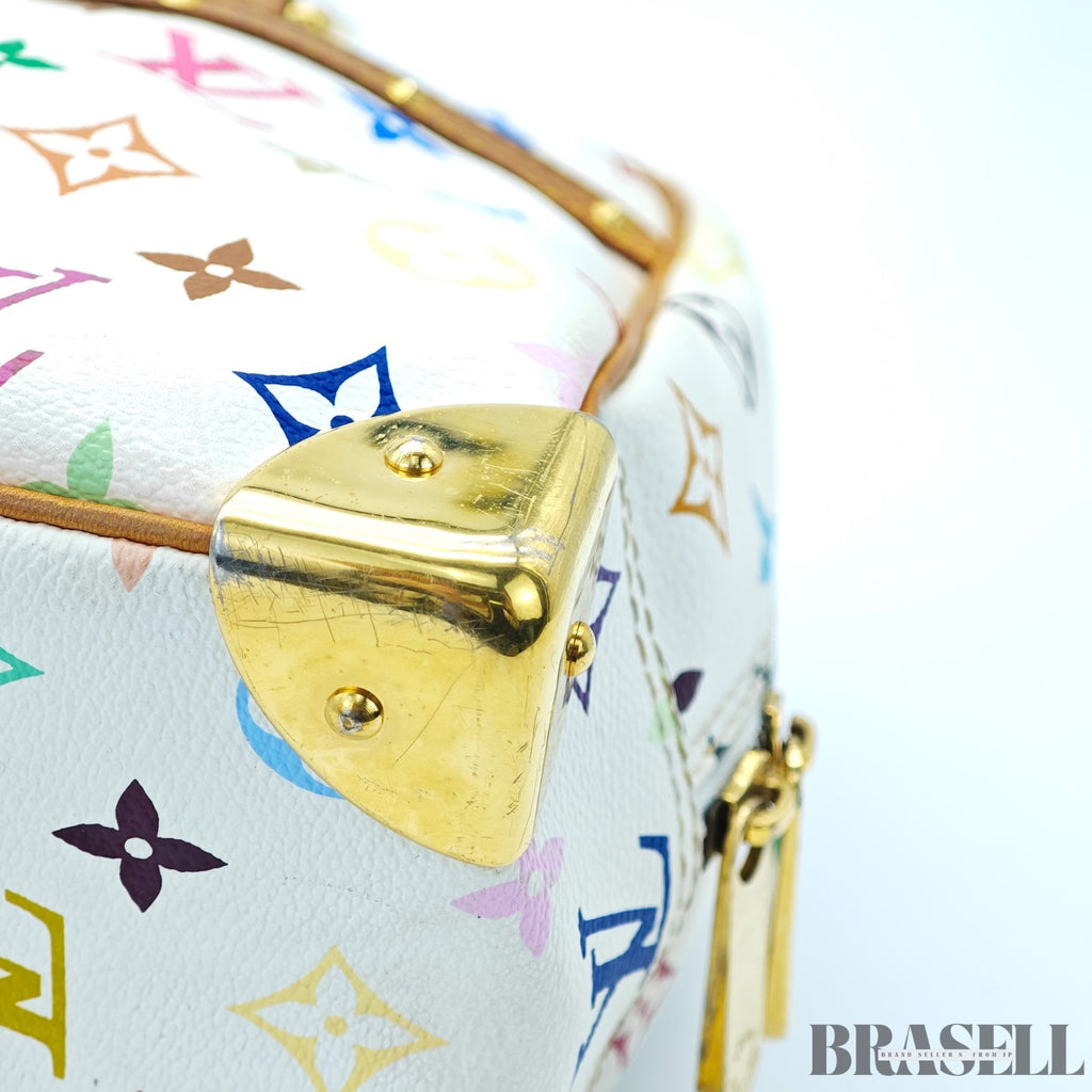 LOUIS VUITTON Trouville Bag M92663 Monogram Handbag Multicolore Blanc