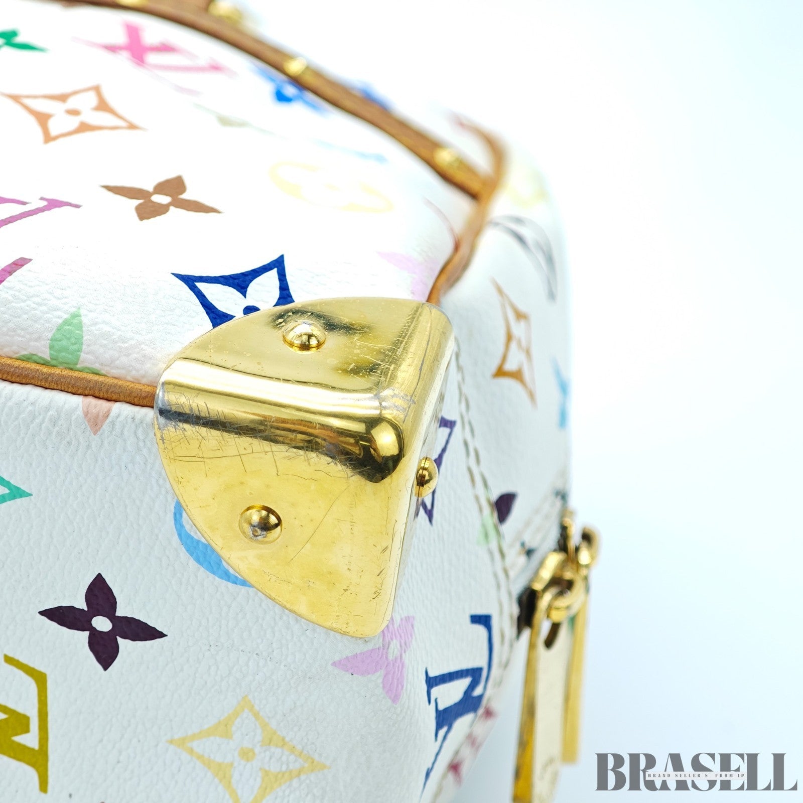 LOUIS VUITTON Trouville Bag M92663 Monogram Handbag Multicolore Blanc