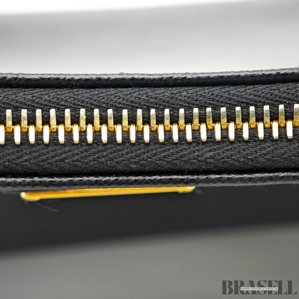 PRADA Re-Edition 2005 Saffiano 1BH204 Handbag Chain Nero Black Leather