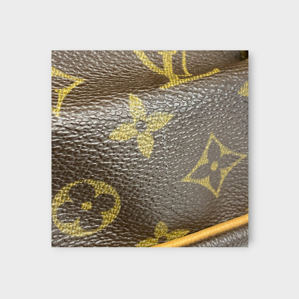 Louis Vuitton Shoulder Bag Monogram Saumur 35 M42254 Brown Leather Canvas 【B】