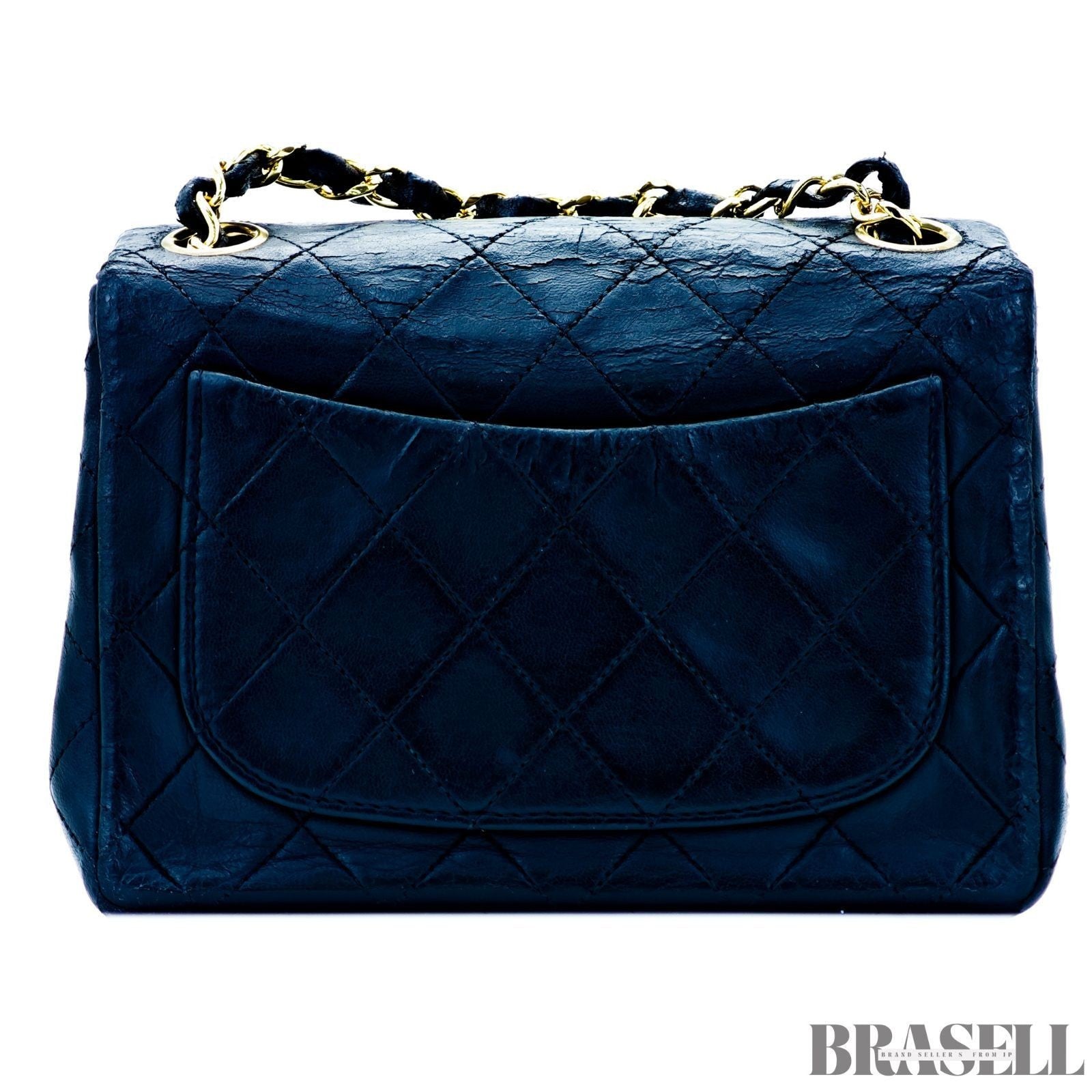 Chanel Mini Matelassé Lambskin Chain Shoulder Bag A01115 Flap Black Woman