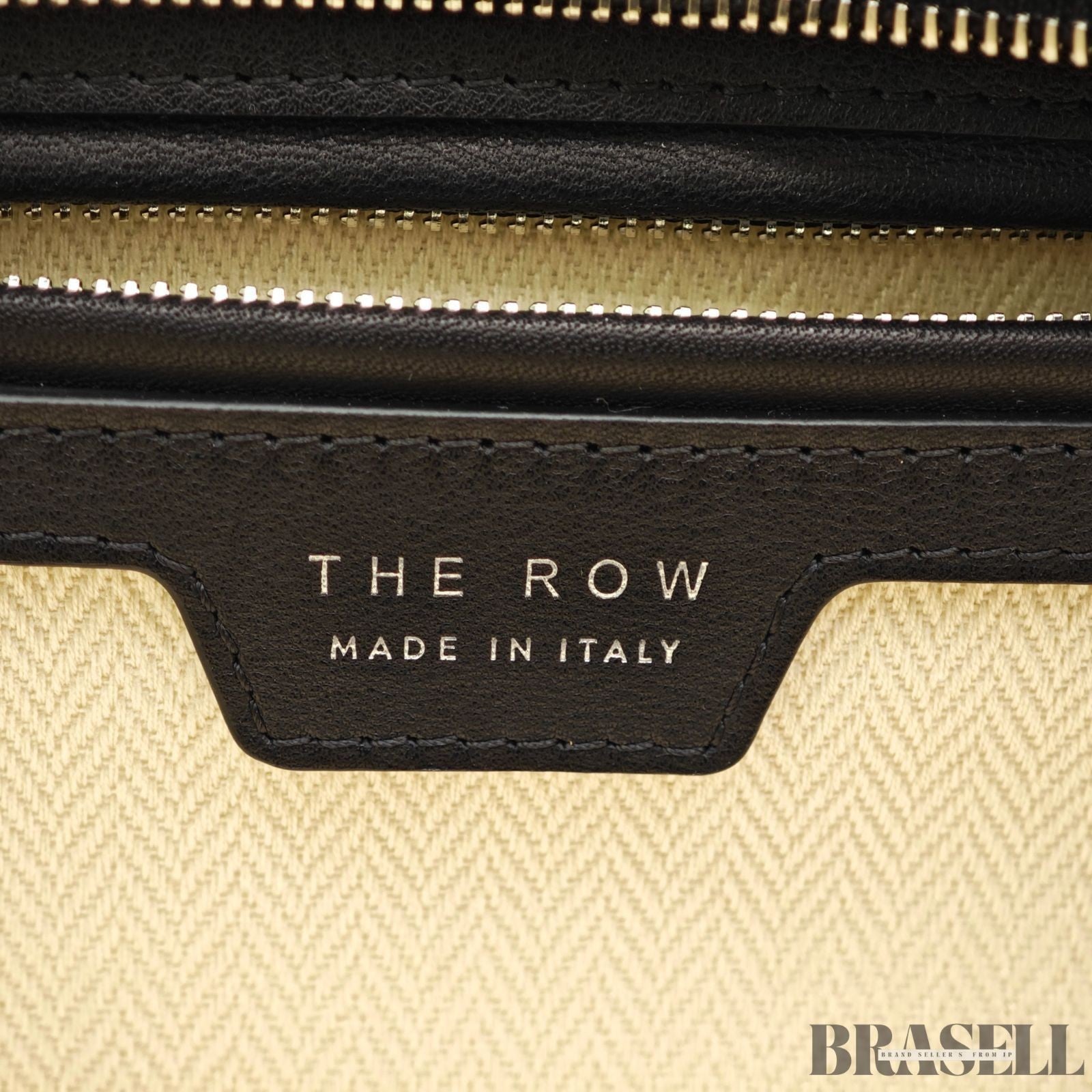 The Row Marlo 17 Leather Tote Bag Handbag Black Women's Made in Italy