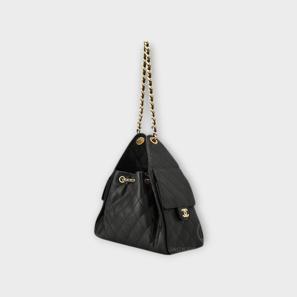 Chanel 25 Small Handbag Black【S】