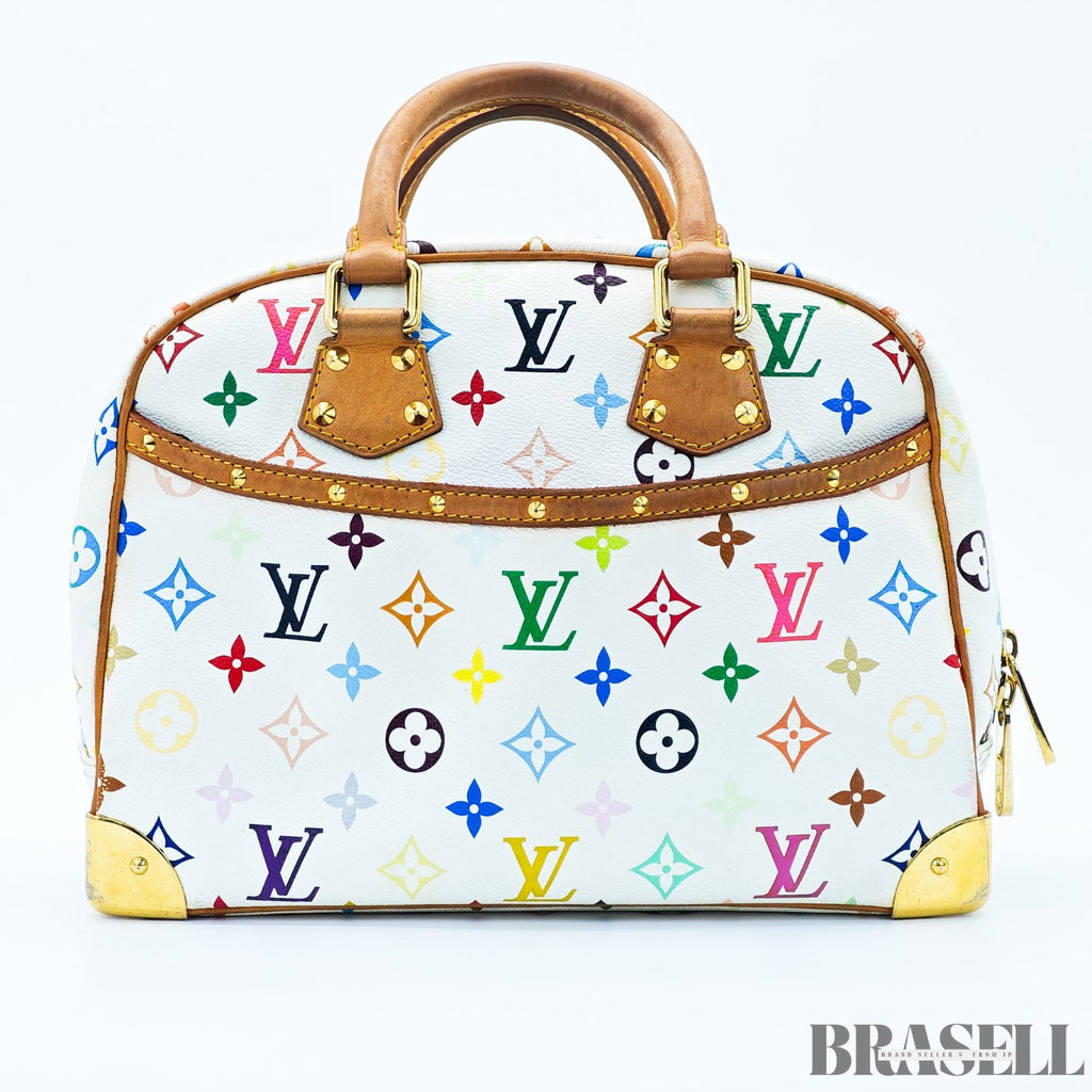 LOUIS VUITTON Trouville Bag M92663 Monogram Handbag Multicolore Blanc