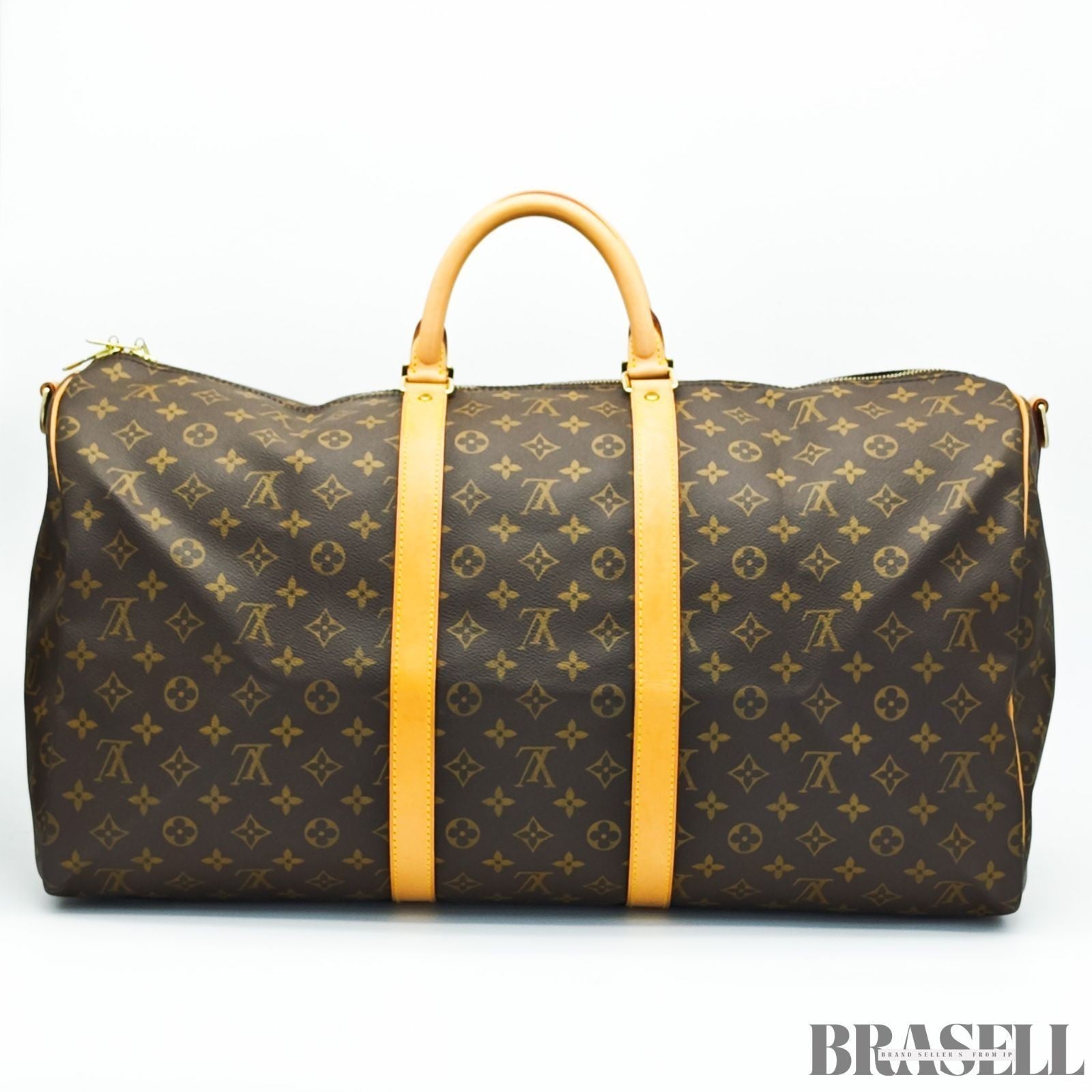 Louis Vuitton Keepall Bandoulière 55 M41414 Handbag Boston Bag Larg Brown Unisex