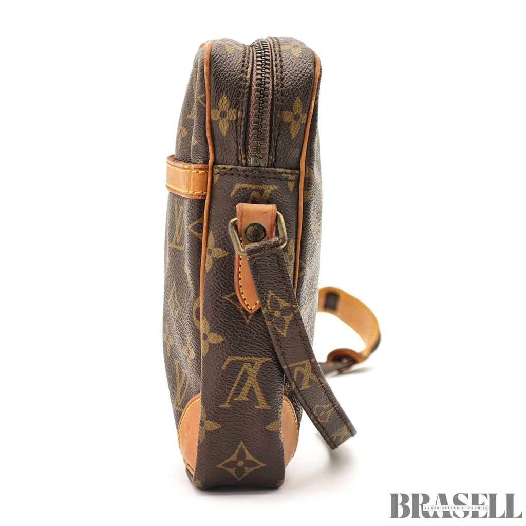 LOUIS VUITTON Danube M45266 Shoulder Bag Monogram Leather Brown France Women