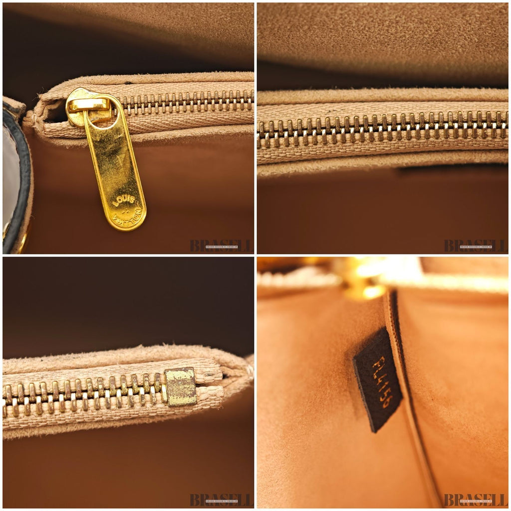 Louis Vuitton Flandrin M41595 2Way Handbag Shoulder Bag Trapezoid Brown Black