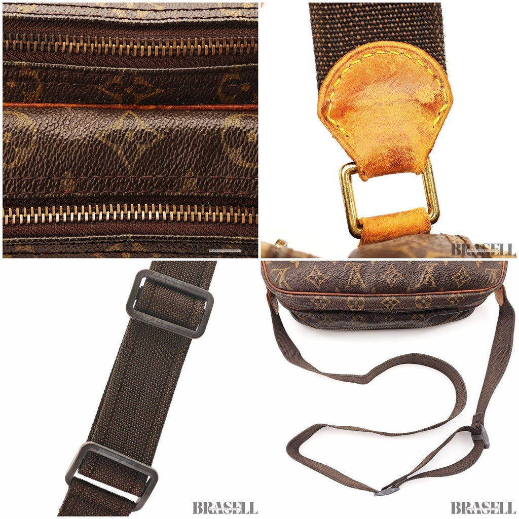 LOUIS VUITTON Reporter PM Crossbody Shoulder Bag Monogram Canvas Leather M45254