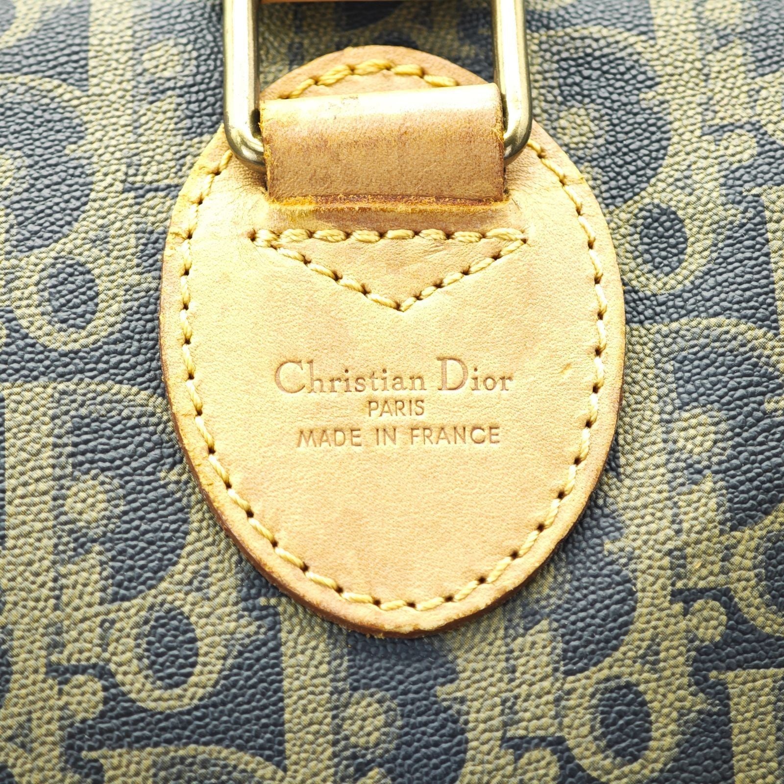 Dior Trotter Boston Bag Canvas Khaki Color Women’s Bag