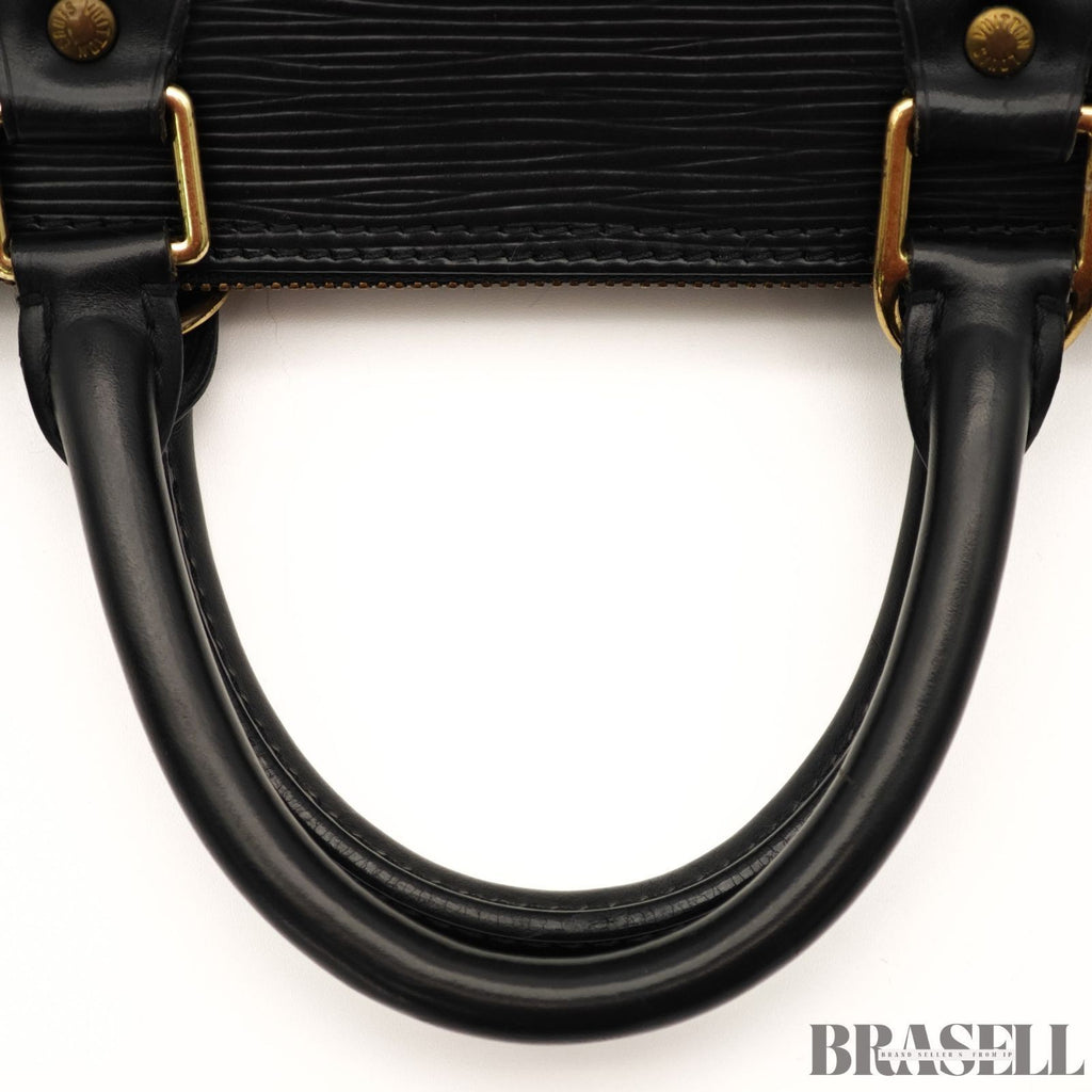 LOUIS VUITTON Alma PM M52802 Black Epi Leather Handbag Women’s