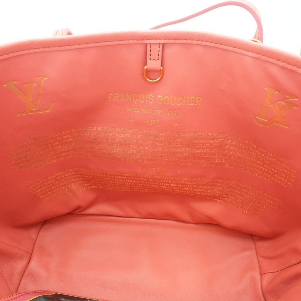 LOUIS VUITTON Neverfull MM Masters Collection M43357 Tote Bag with Pouch