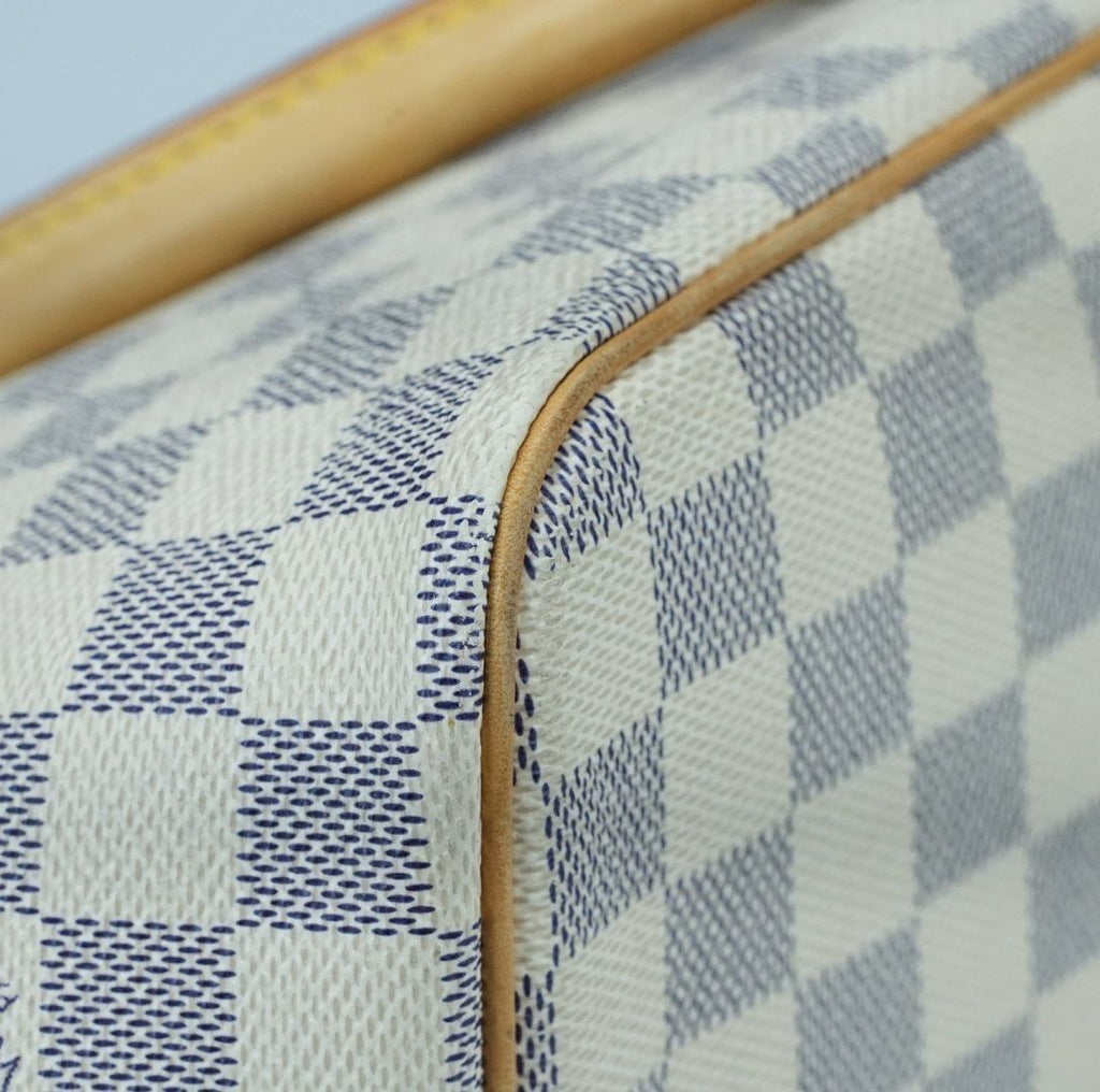 LOUIS VUITTON Damier Azur Saleya PM N51186