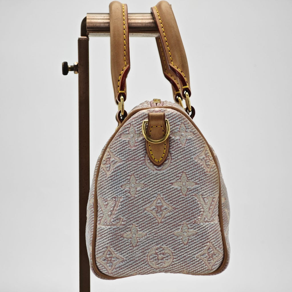 LOUIS VUITTON Monogram Denim Nano Speedy M81213 2-Way Shoulder Bag/Handbag