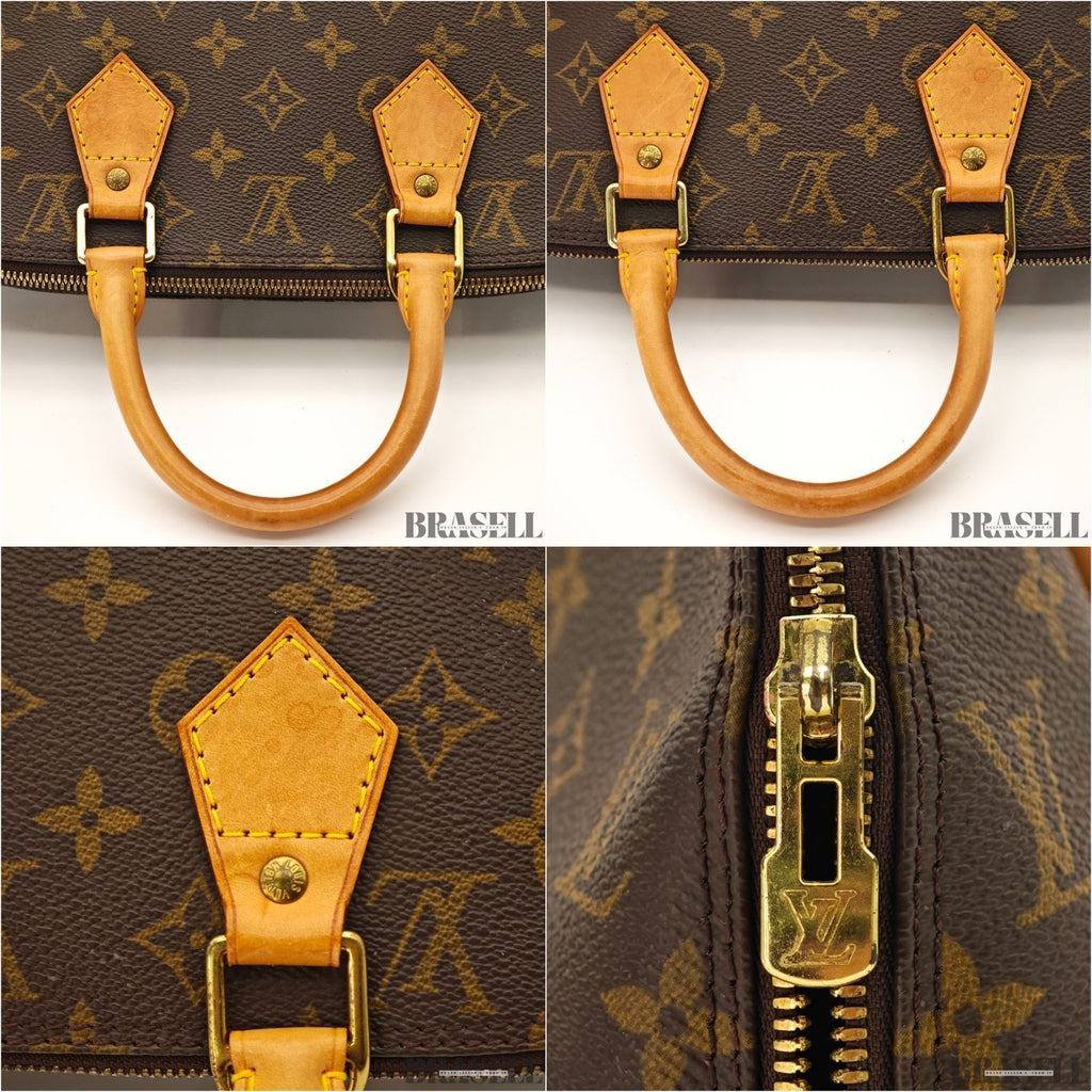 Louis Vuitton Alma PM Monogram M51130 Bag Handbag Brown Unisex With Padlock