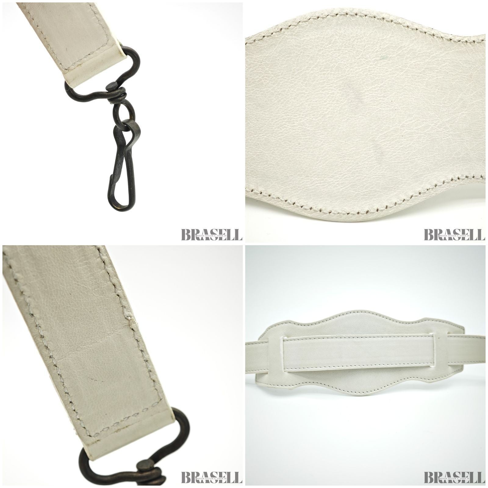 Balenciaga The First 103208 213048 Bag Handbag Cylinder Horizontal Ivory