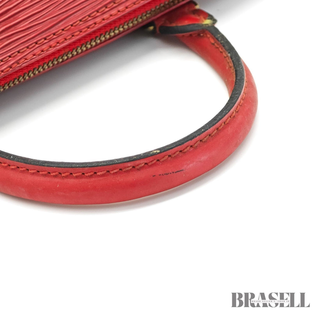 LOUIS VUITTON Alma PM M52147 Red Epi Leather Handbag Women’s