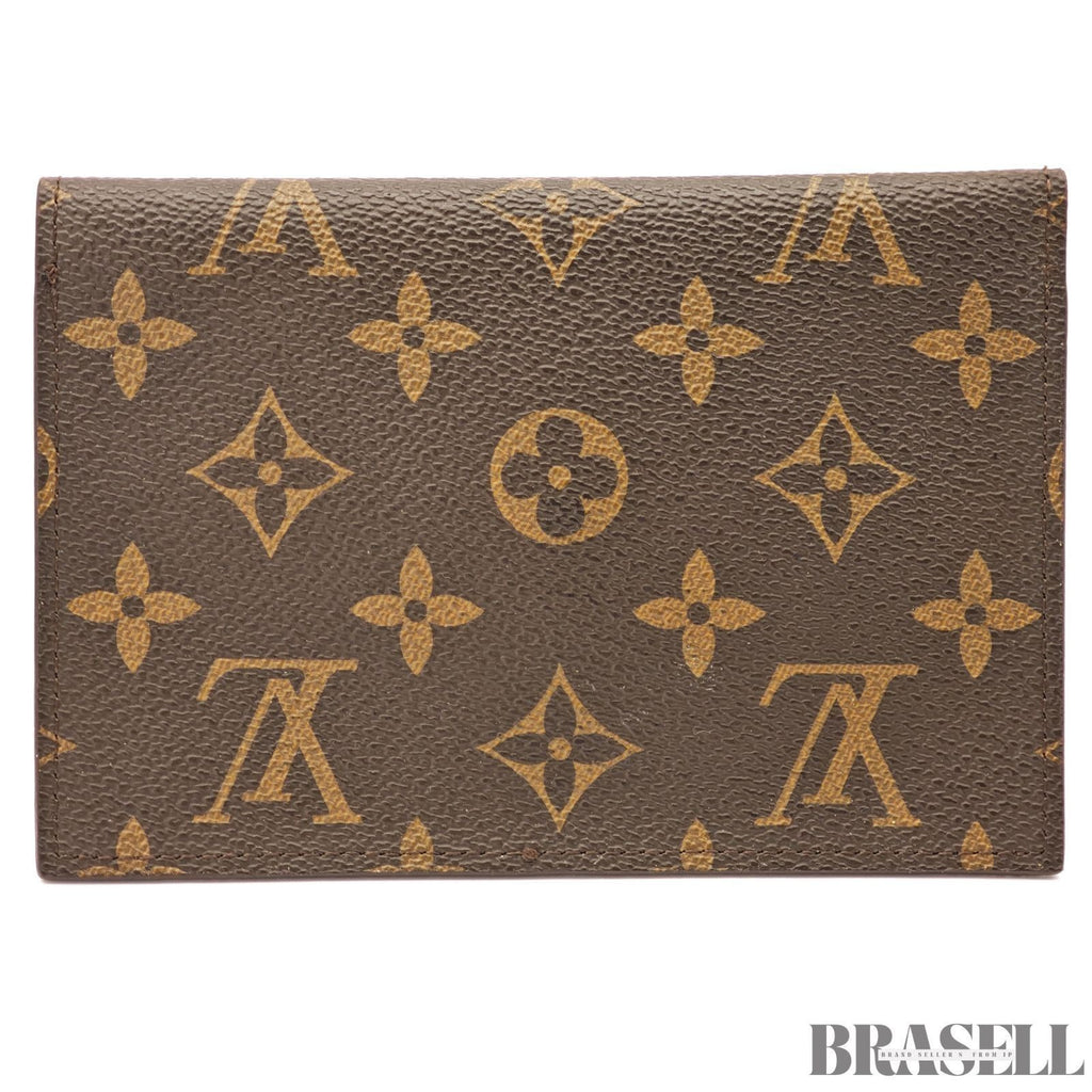 LOUIS VUITTON M60679 Monogram Daily Organizer Card Case Clutch Bag Wallet Brown