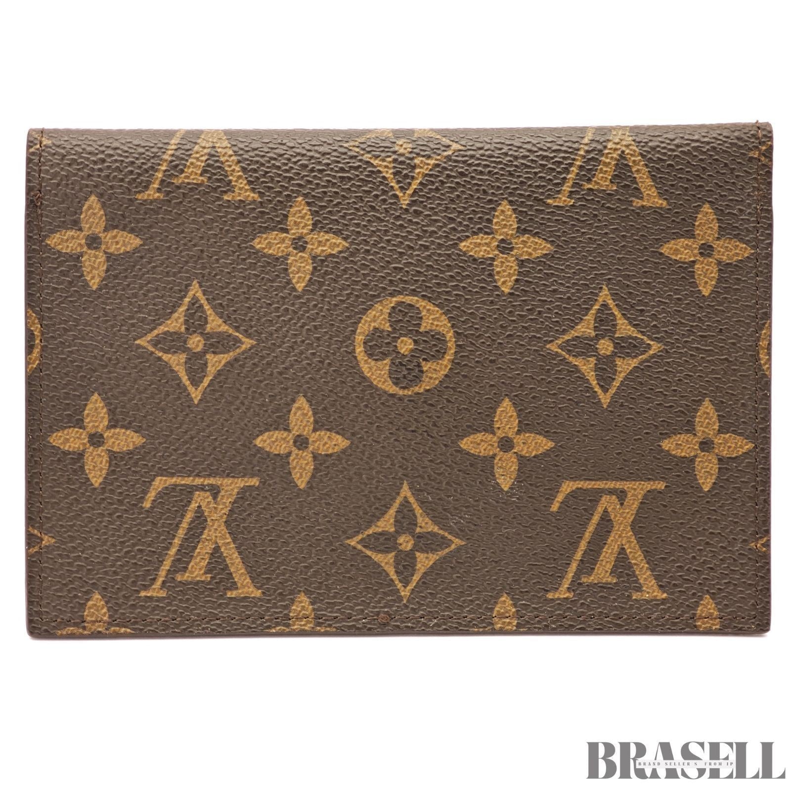 LOUIS VUITTON M60679 Monogram Daily Organizer Card Case Clutch Bag Wallet Brown