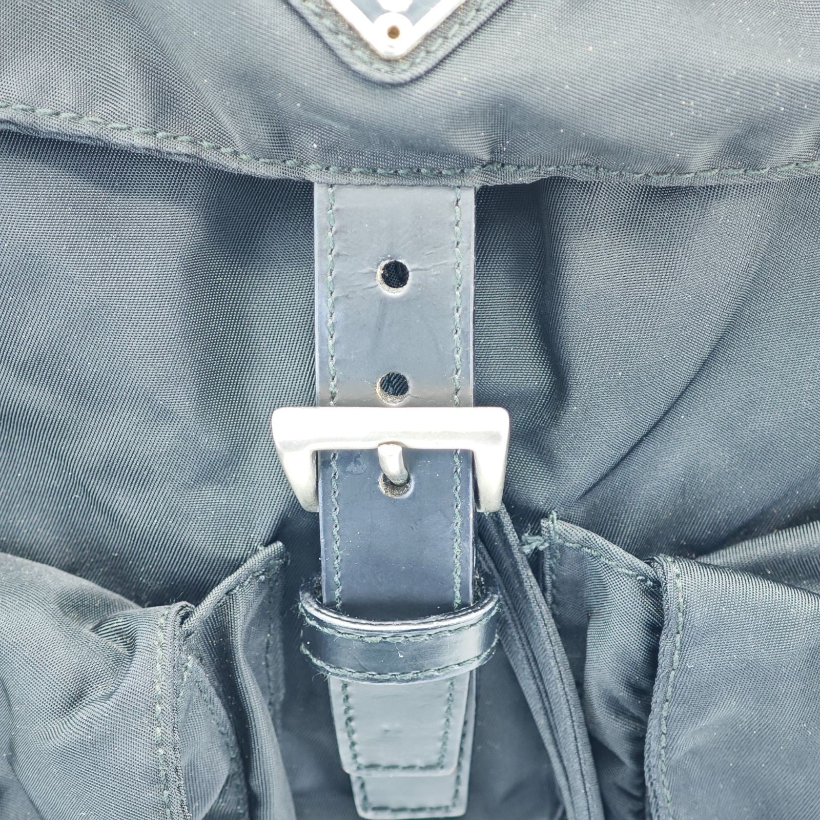 PRADA Tessuto Nylon Backpack M212500 Black with Guarantee Card