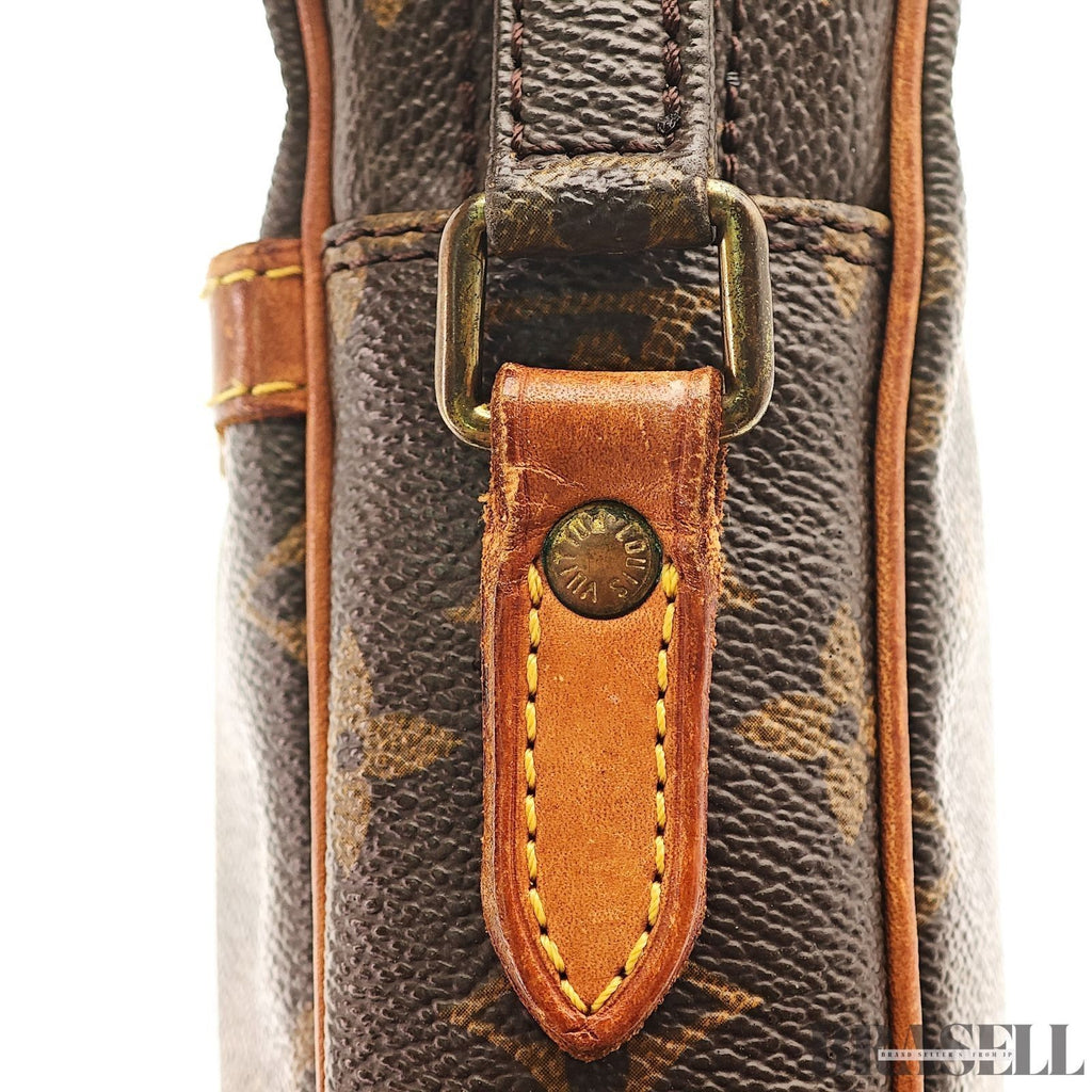 Louis Vuitton Monogram Danube M45266 SL8909 Shoulder Bag Small Vertical Brown