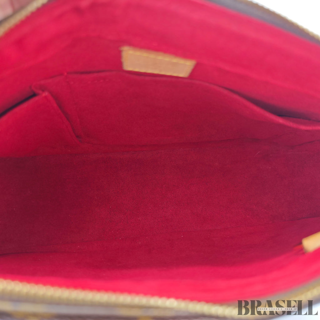 LOUIS VUITTON Viva Cite GM M51163 Shoulder Bag Monogram Canvas Maroon Brown